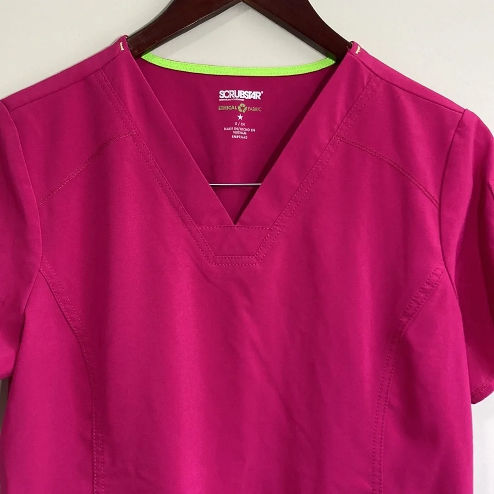 ScrubStar Women’s Active Scrub Top Size Small - Picture 2 of 7